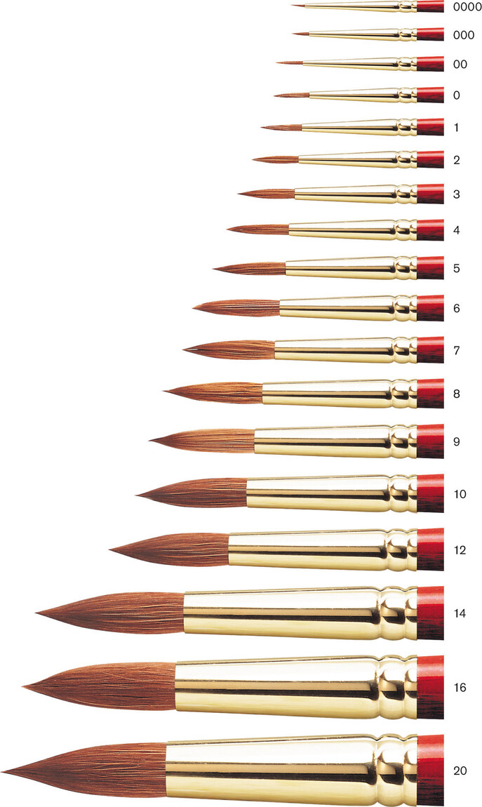 Winsor Newton - Sceptre Gold Ii Pensel - No 0 - Serie 101