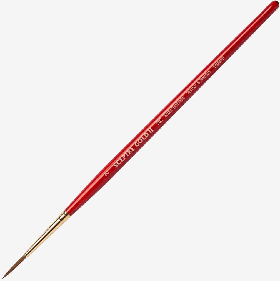 Winsor Newton - Sceptre Gold Pensel - Serie 202 - Str 2