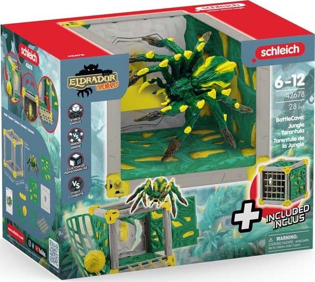 Schleich Eldrador Creatures - Battlecave Junglefugleedderkop - 42678