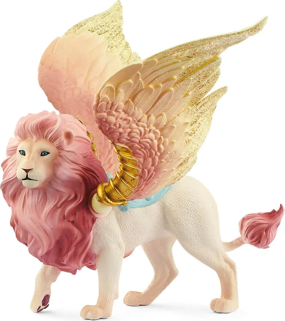 Schleich Bayala - Alfepige På Løve Med Vinger - 70714