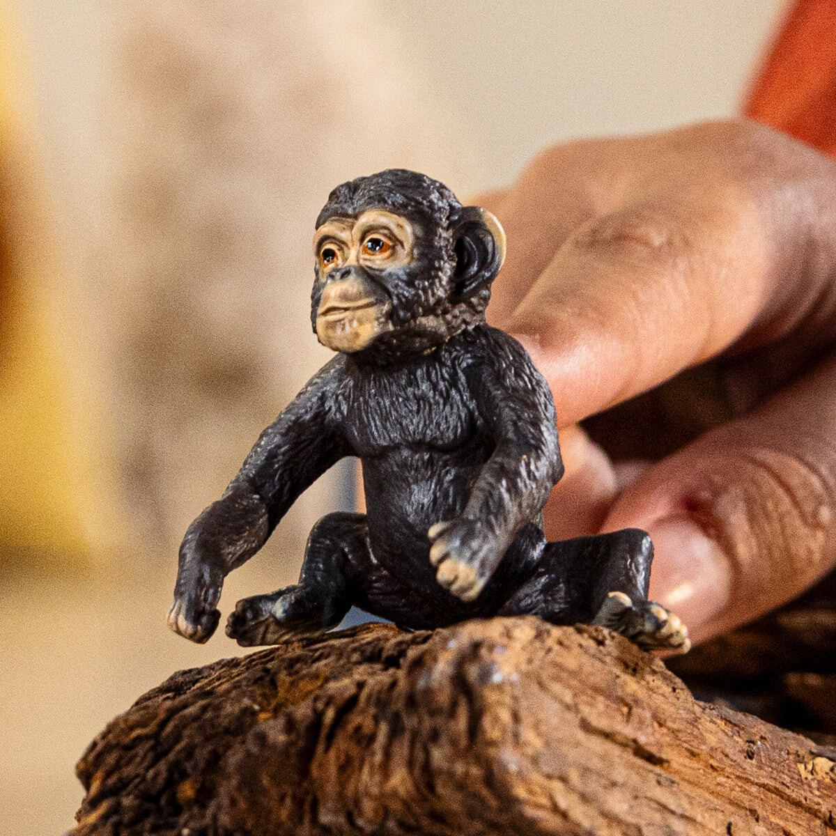 Schleich 14884 - Chimpansee Abe Ungdyr - Wild Life