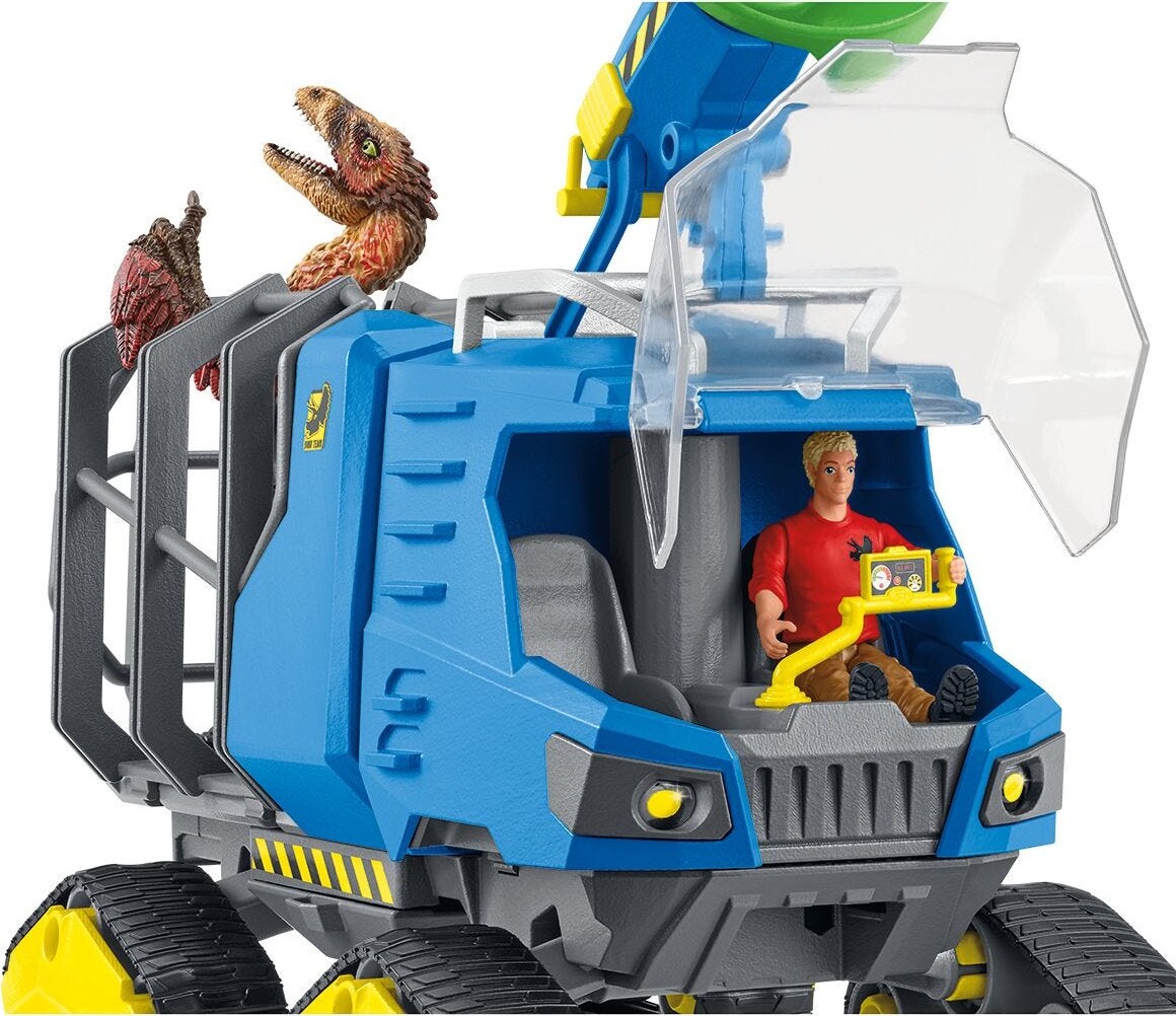Schleich Dinosaurs - Bæltekøretøj Sæt Med Dakotaraptor - 42604