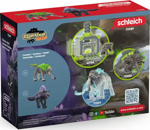 Schleich Eldrador Creatures - Skyggeulv Og Granitulv Figurer - 72289