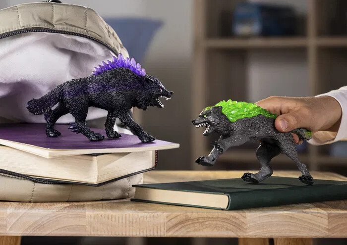 Schleich Eldrador Creatures - Skyggeulv Og Granitulv Figurer - 72289