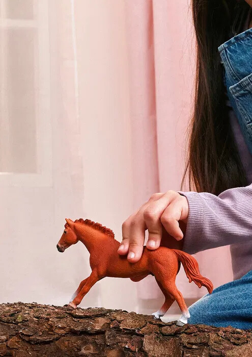 Schleich 14915 - Engelsk Fuldblodshingst Hest - Horse Club