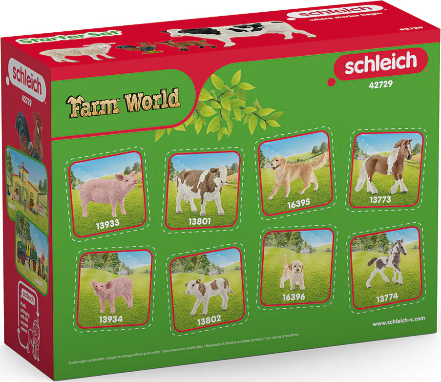 Schleich Farm World - Bondegårdsdyr - Starter Sæt - 42729