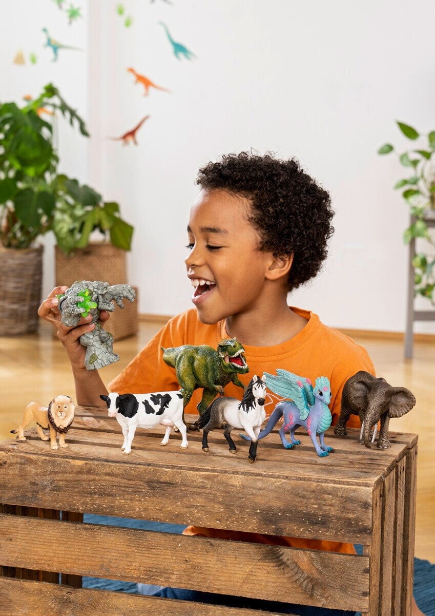 Schleich 13797 - Sortbroget Ko - Farm World
