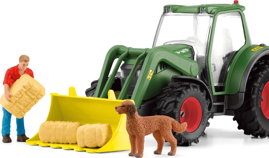 Schleich Farm World - Traktor Med Vogn - 42608