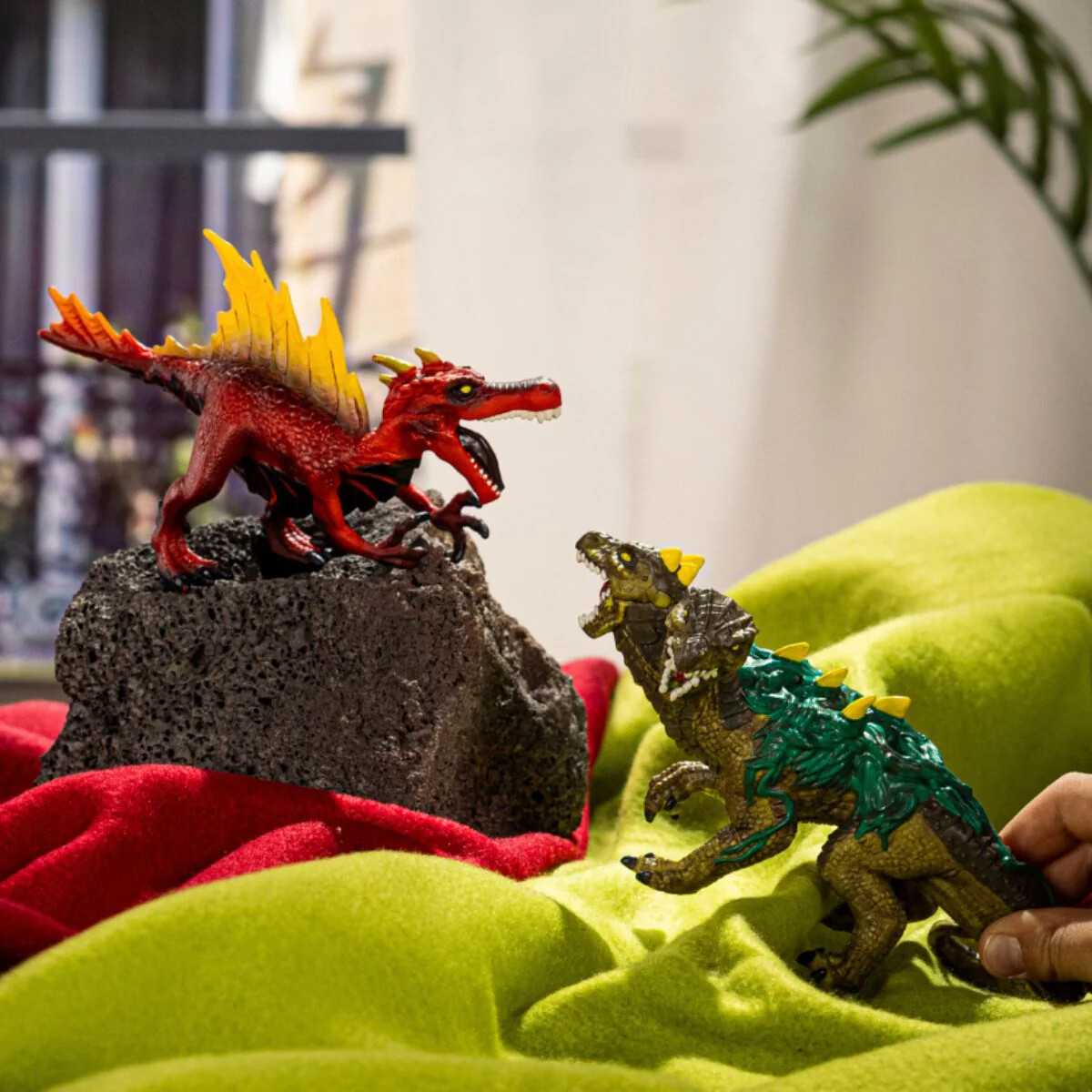Schleich 70834 - Fire Saurian Vs Jungle Lizard - Eldrador