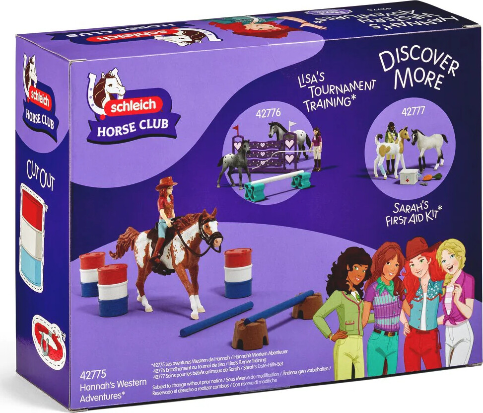 Schleich 42775 - Hannah S Western Adventures - Horse Club