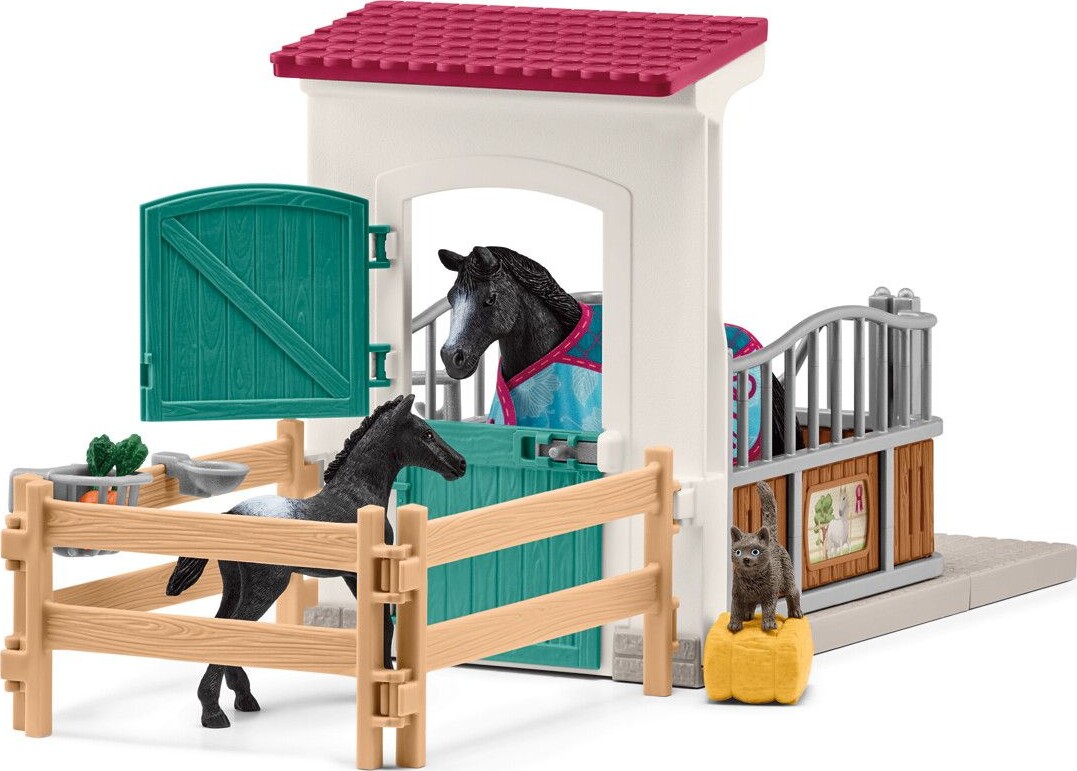Schleich Horse Club - Hesteboks Med Hoppe Og Føl - 42611
