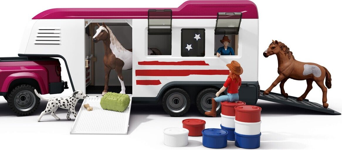 Schleich - Lakeside Lastbil Og Trailer - 42705
