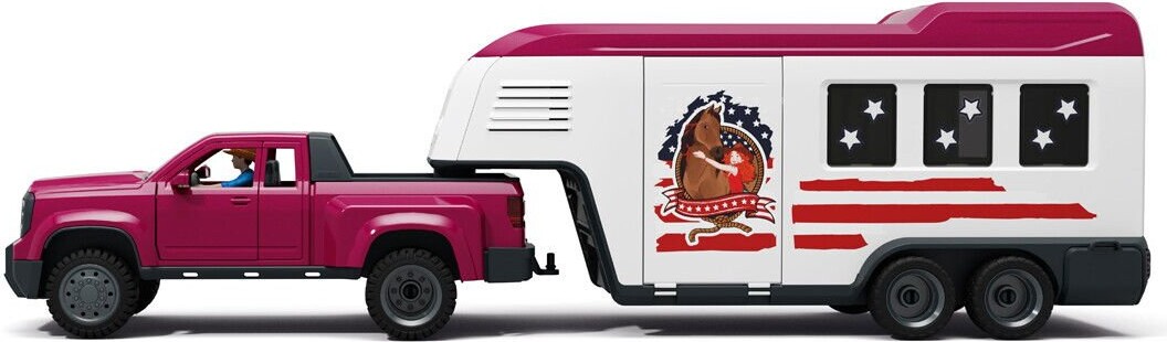 Schleich - Lakeside Lastbil Og Trailer - 42705
