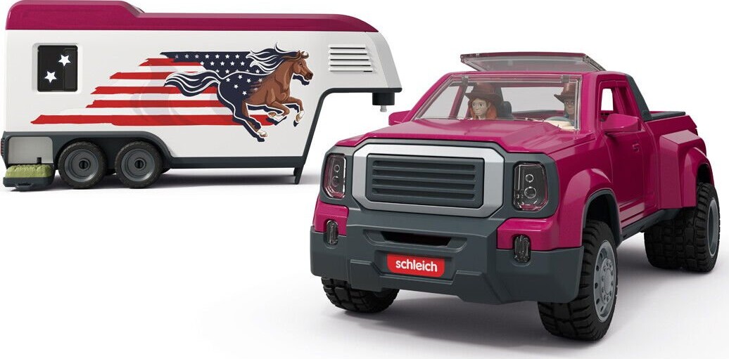 Schleich - Lakeside Lastbil Og Trailer - 42705