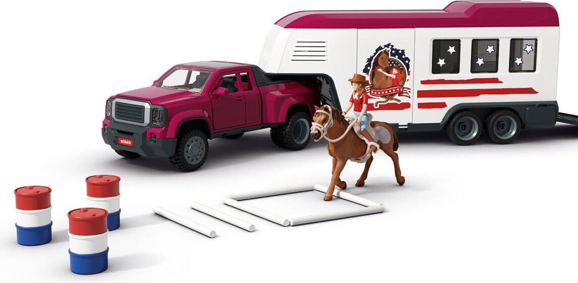 Schleich - Lakeside Lastbil Og Trailer - 42705