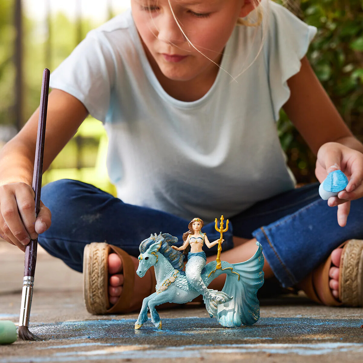 Schleich Bayala - Havfrue Eyela På Undervandshest - 70594