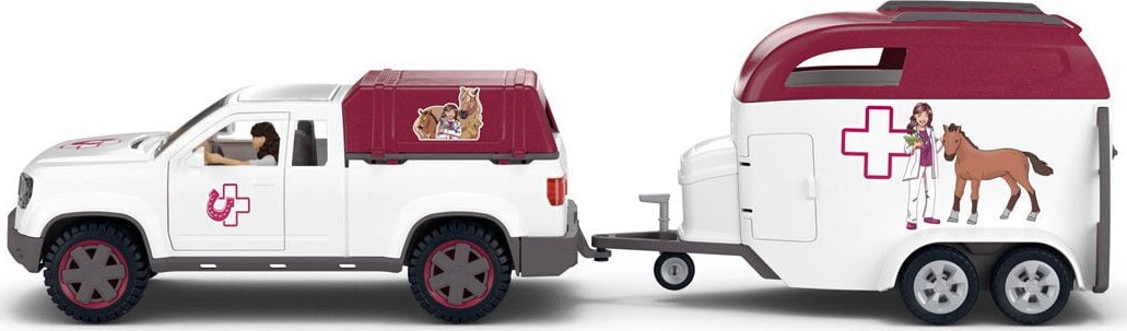 Schleich Horse Club - Mobil Dyrlæge Med Trailer - 42704