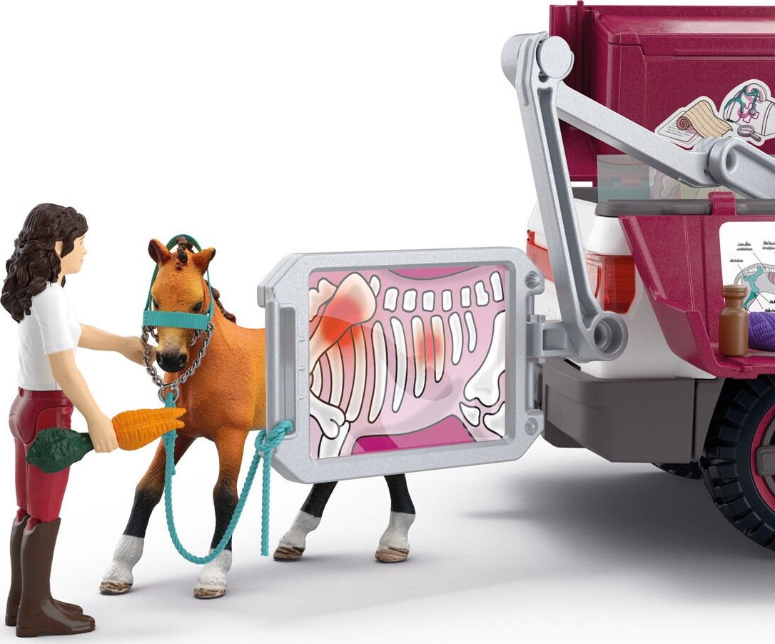 Schleich Horse Club - Mobil Dyrlæge Med Trailer - 42704