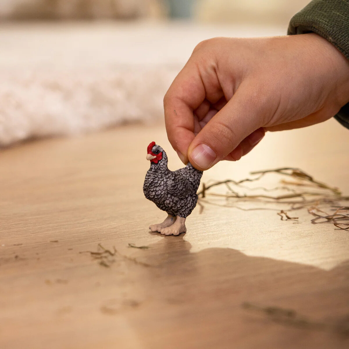 Schleich 13997 - Plymouth Rock Høne - Farm World