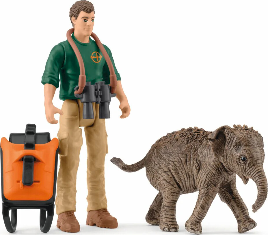 Schleich 81476 - Pocket Set - Forsker På Ekspedition - Wild Life