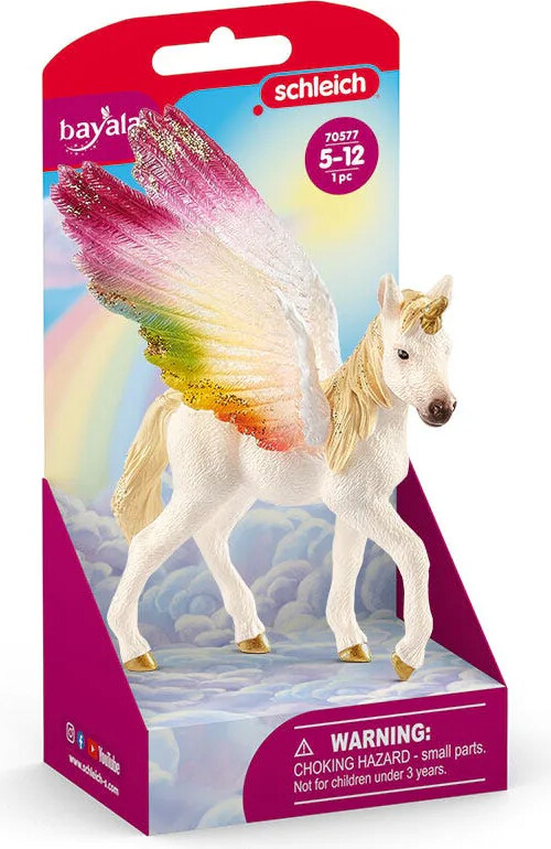 Schleich Bayala - Regnbue Enhjørning Føl Med Vinger - 70577