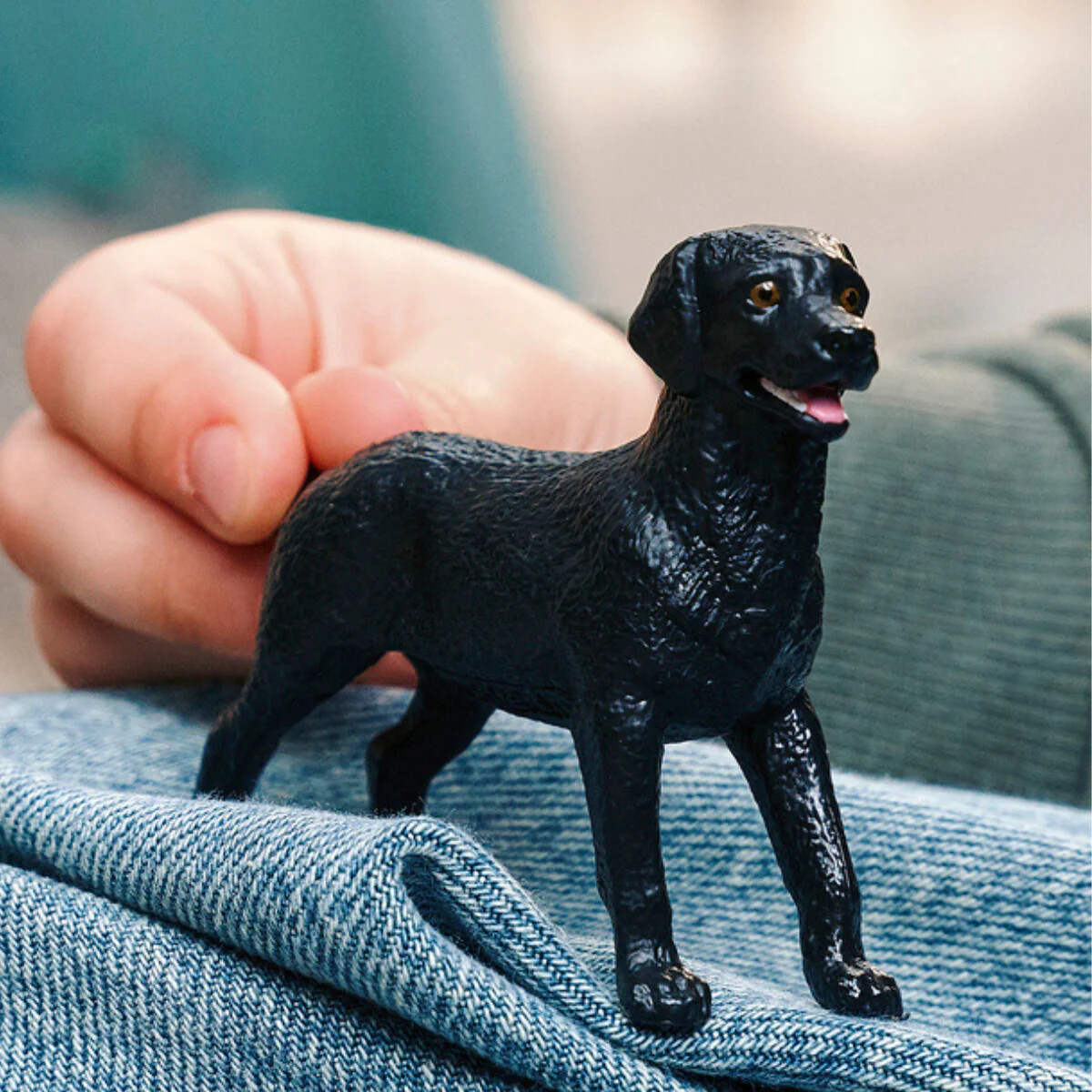 Schleich 14923 - Sort Labrador Retriever Hund - Hun - Farm World