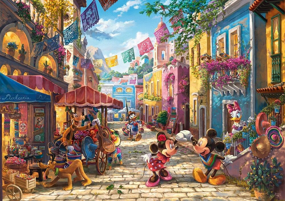 Schmidt - Thomas Kinkade Disney - Mickey Minnie In Mexico 6000 Pieces