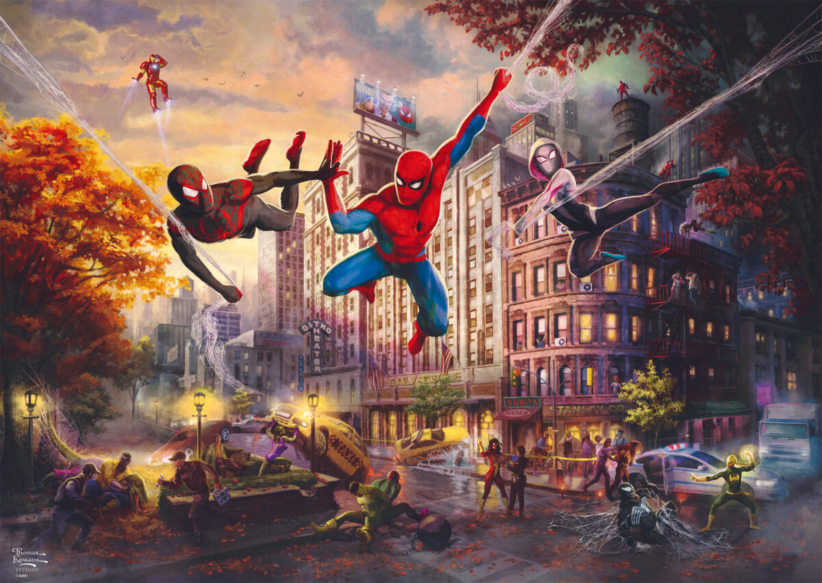 Schmidt - Thomas Kinkade Marvel - Spider-Man And Friends - The Ultimate