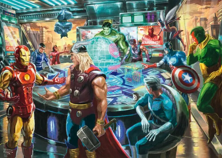 Schmidt - Thomas Kinkade Marvel - The Avengers 1000 Pieces