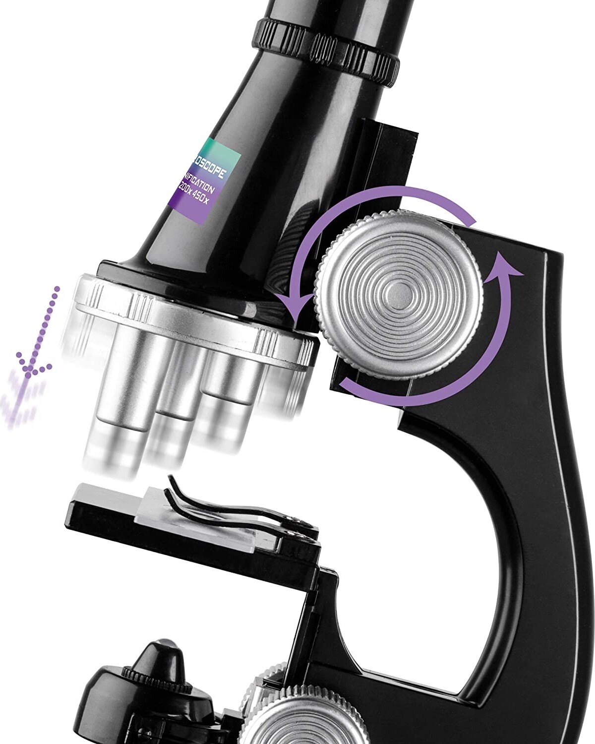 Alga - HD Mikroskop, 100/250/500x