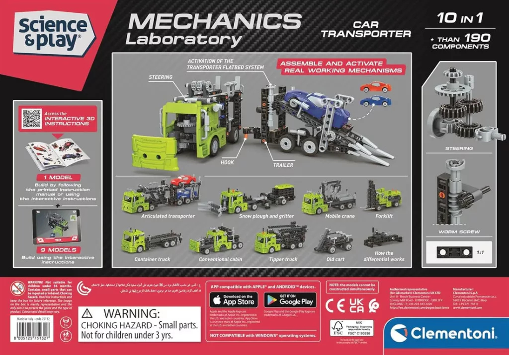 Science Play - Mechanics Laboratory - Car Transporter
