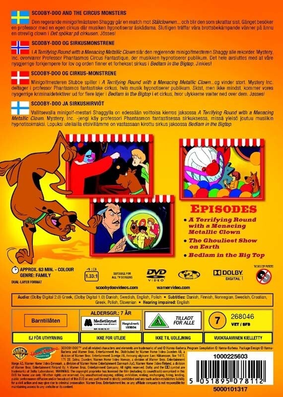 Scooby Doo And The Circus Monsters