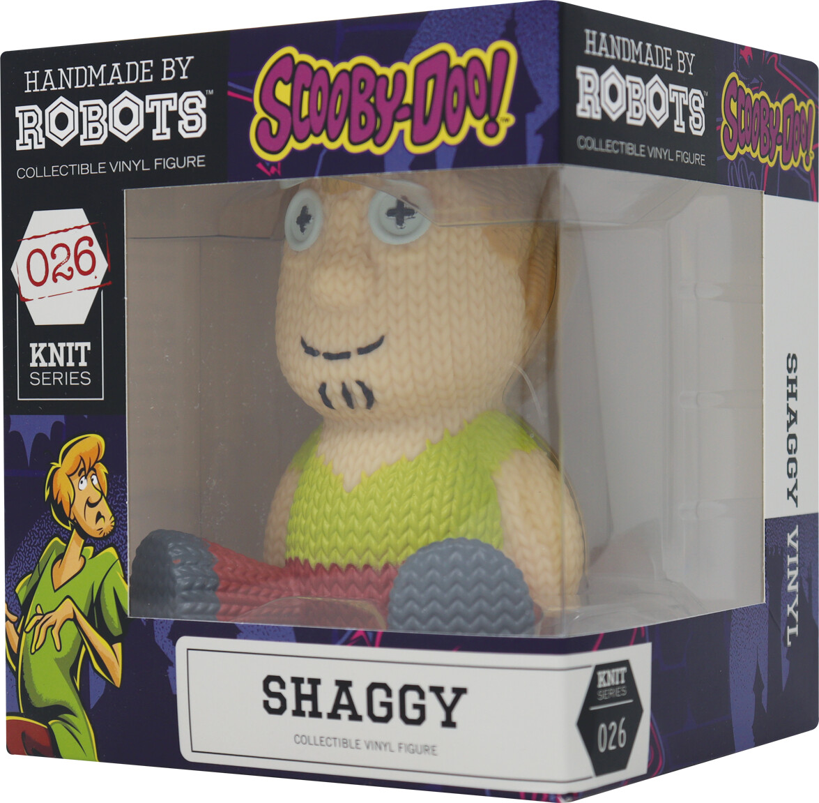 Scooby-Doo Figur - Shaggy - Knit - Handmade By Robots - 13 Cm