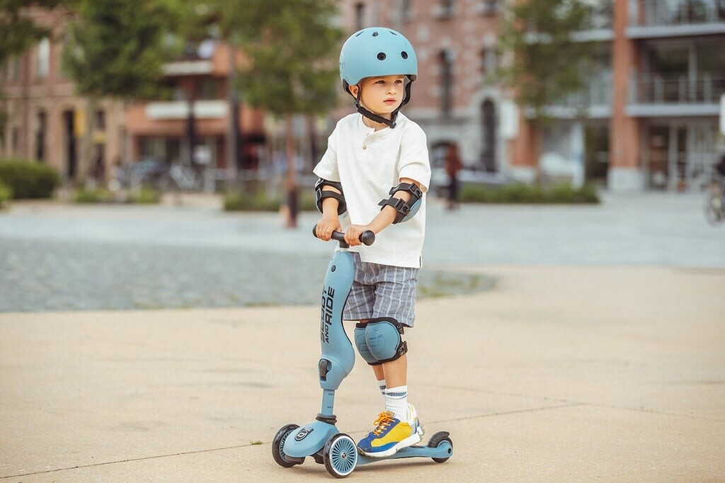 Scoot And Ride - Beskyttelsessæt Til Børn - S - Steel