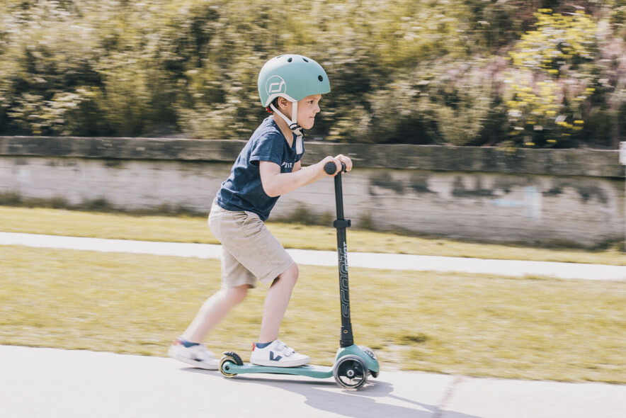 Scoot And Ride - Cykelhjelm Til Børm - S-M - 51-55 Cm - Forest
