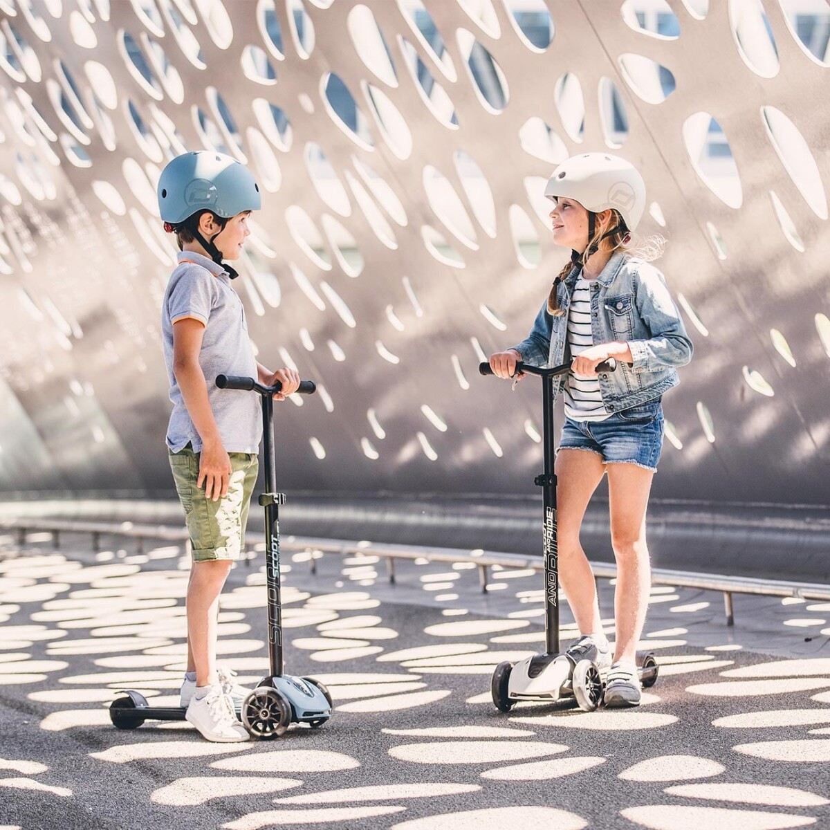 Scoot And Ride - Highwaykick 5 Led - Løbehjul Til Børn - Ash