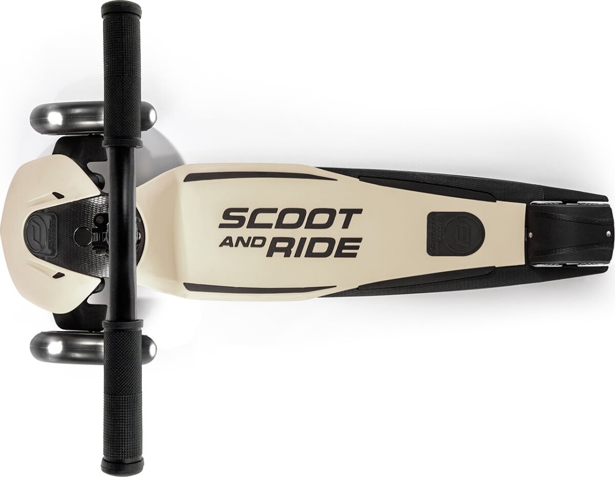 Scoot And Ride - Highwaykick 5 Led - Løbehjul Til Børn - Ash
