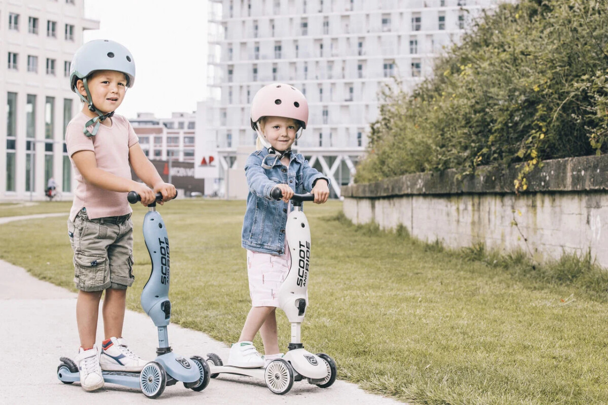 Scoot And Ride - Cykelhjelm Til Børn - Xxs - 45-51 Cm - Steel