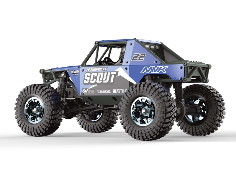 Maverick Rc - Scout-24 Rc Rock Crawler 4X4 - Blå - Mv151300