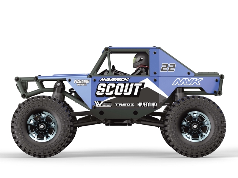 Maverick Rc - Scout-24 Rc Rock Crawler 4X4 - Blå - Mv151300