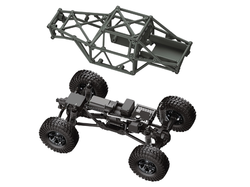 Maverick Rc - Scout-24 Rc Rock Crawler 4X4 - Blå - Mv151300