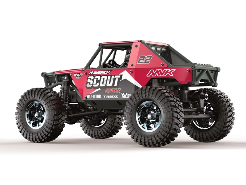 Maverick Rc - Scout-24 Flux Rc Rock Crawler - Rød - Mv151304