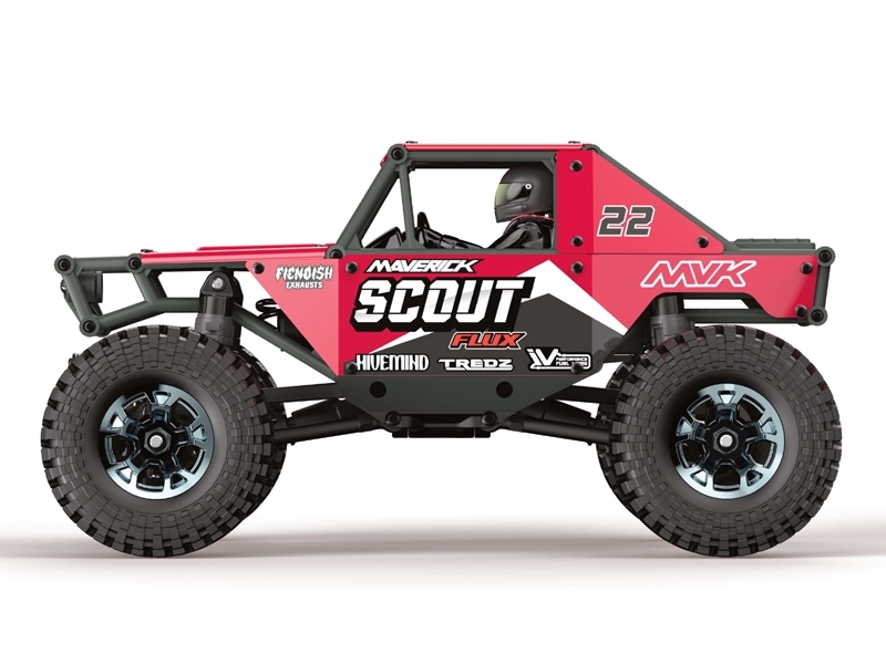 Maverick Rc - Scout-24 Flux Rc Rock Crawler - Rød - Mv151304