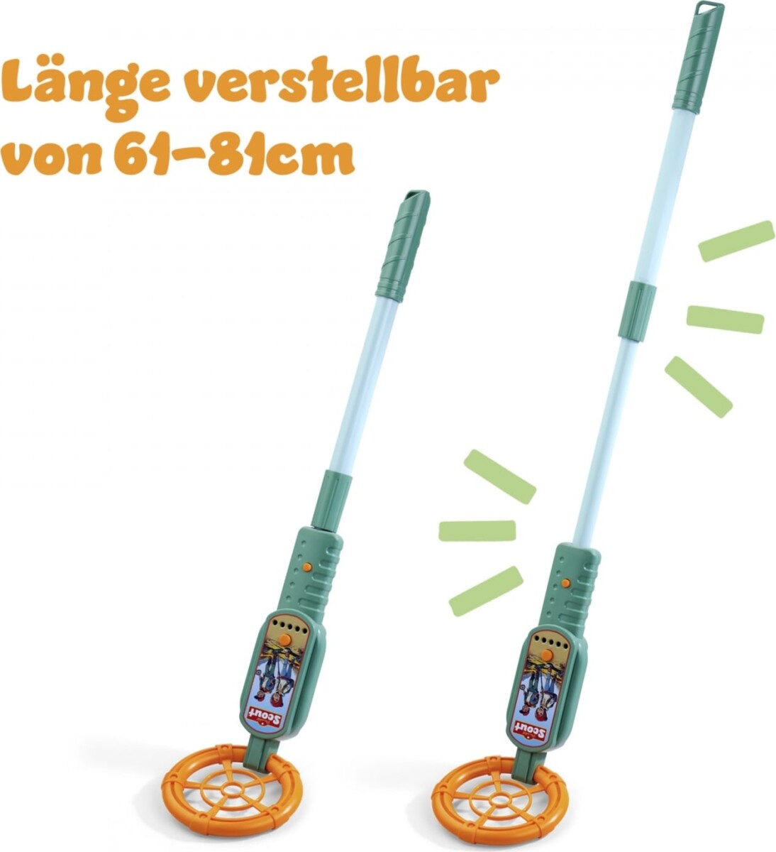 Scout - Legetøjs Metaldetektor Til Børn - Lyd Og Lys - Simba Toys