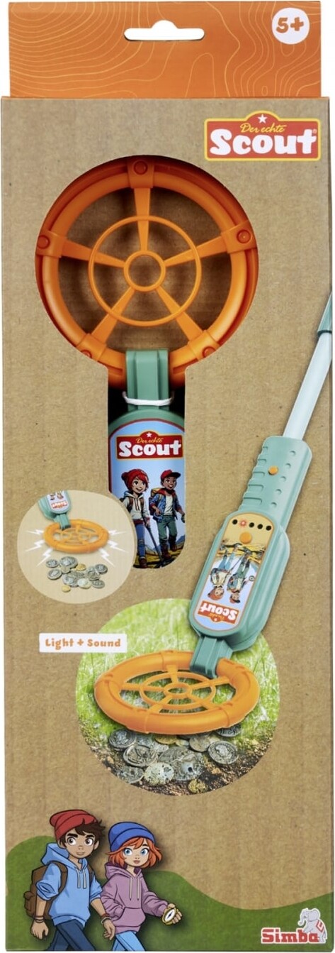 Scout - Legetøjs Metaldetektor Til Børn - Lyd Og Lys - Simba Toys