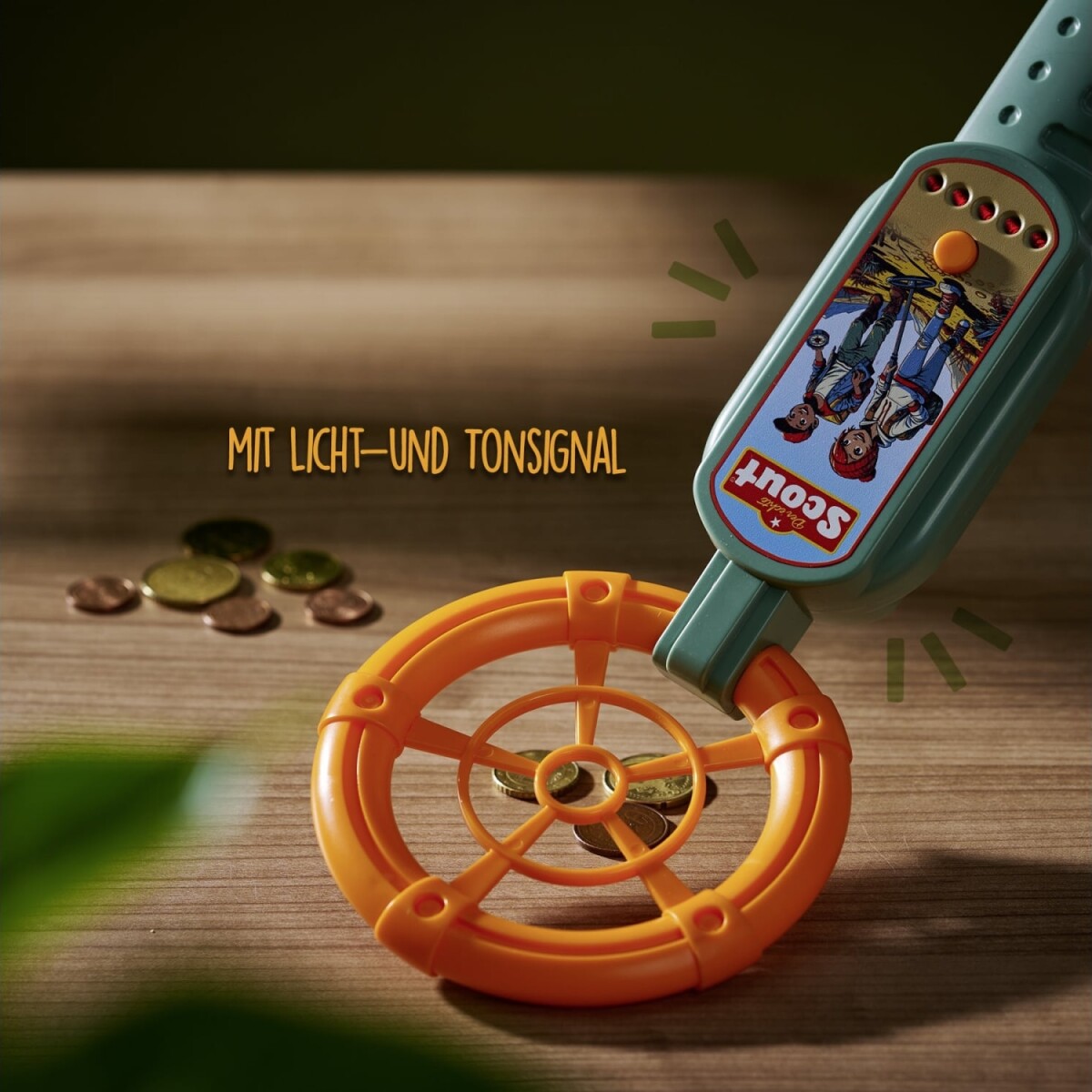 Scout - Legetøjs Metaldetektor Til Børn - Lyd Og Lys - Simba Toys