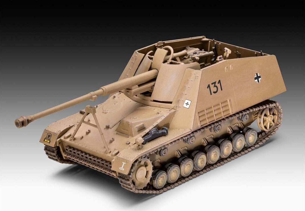 Revell - Sdkfz 164 Nashorn Modeltank - 1 72 - Level 4 - 03358