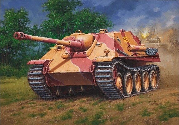 Revell - Sdkfz 173 Jagdpanther Tank Byggesæt - 1 76 - 03232