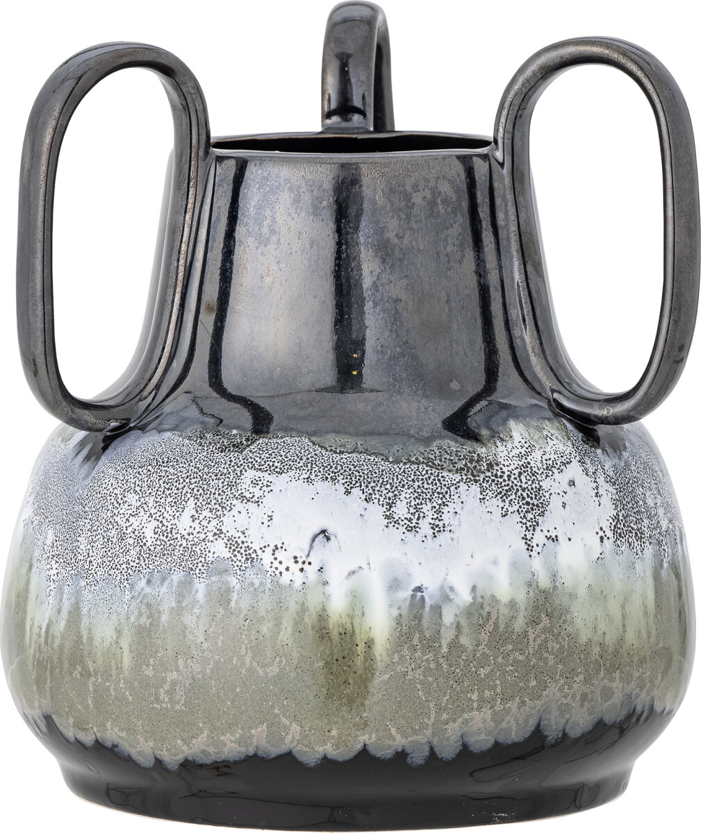 Creative Collection - Selim Vase - Sort - Stentøj - H 20 Cm