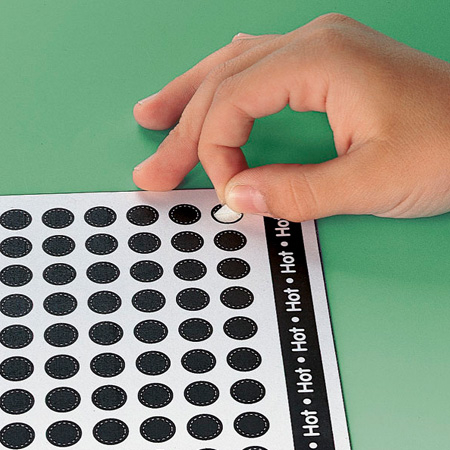 450 Extra Hot Dots Til Make-Your-Own Sættet - Selvklæbende Prikker